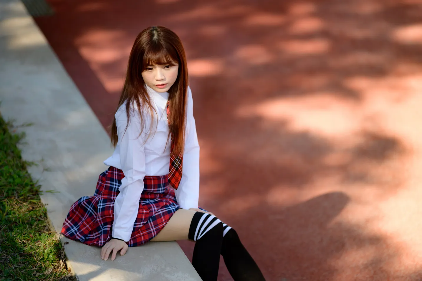 [Mzsock] NO.233 Student uniform high heels street photography#[105P]-92